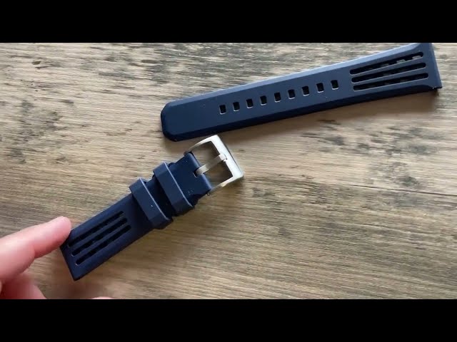Vídeo relacionado con WOCCI 22mm Ajustable Nylon Correa de Reloj para Hombre y Mujer (Negro)