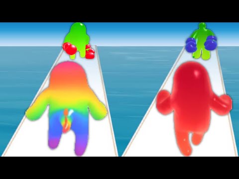 JELLY RUNNER 3D vs JOIN BLOB CLASH 3D - Double Game