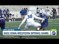 IWCC 2022 Spring Game White #40 causes fumble at beginning of clip