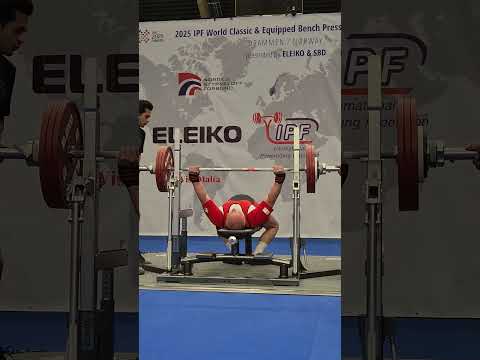 World Master 4 Record Bench Press Classic with 191kg by Stanislaw Mentel POL in 105kg class