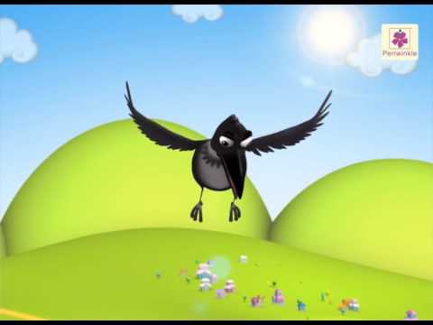 A Thirsty Crow Story | A 3D English Story for Children | Periwinkle | Story 1