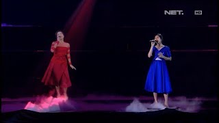 Isyana &amp; Raisa - Mimpi &amp; Anganku Anganmu - LIVE from NET 4.0 presents Indonesian Choice Awards 2017