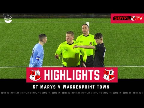 St Marys v Warrenpoint Town - Under 15 Premier Supplementary League Play-Off Final - February 2023