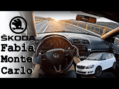 Skoda Fabia Montecarlo | 2014 1.6 TDI 105 HP | 4K TEST DRIVE POV |