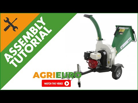 GreenBay GB-WDC 120 H Heavy-duty Petrol Garden Shredder - Honda GX390 - Assembly tutorial