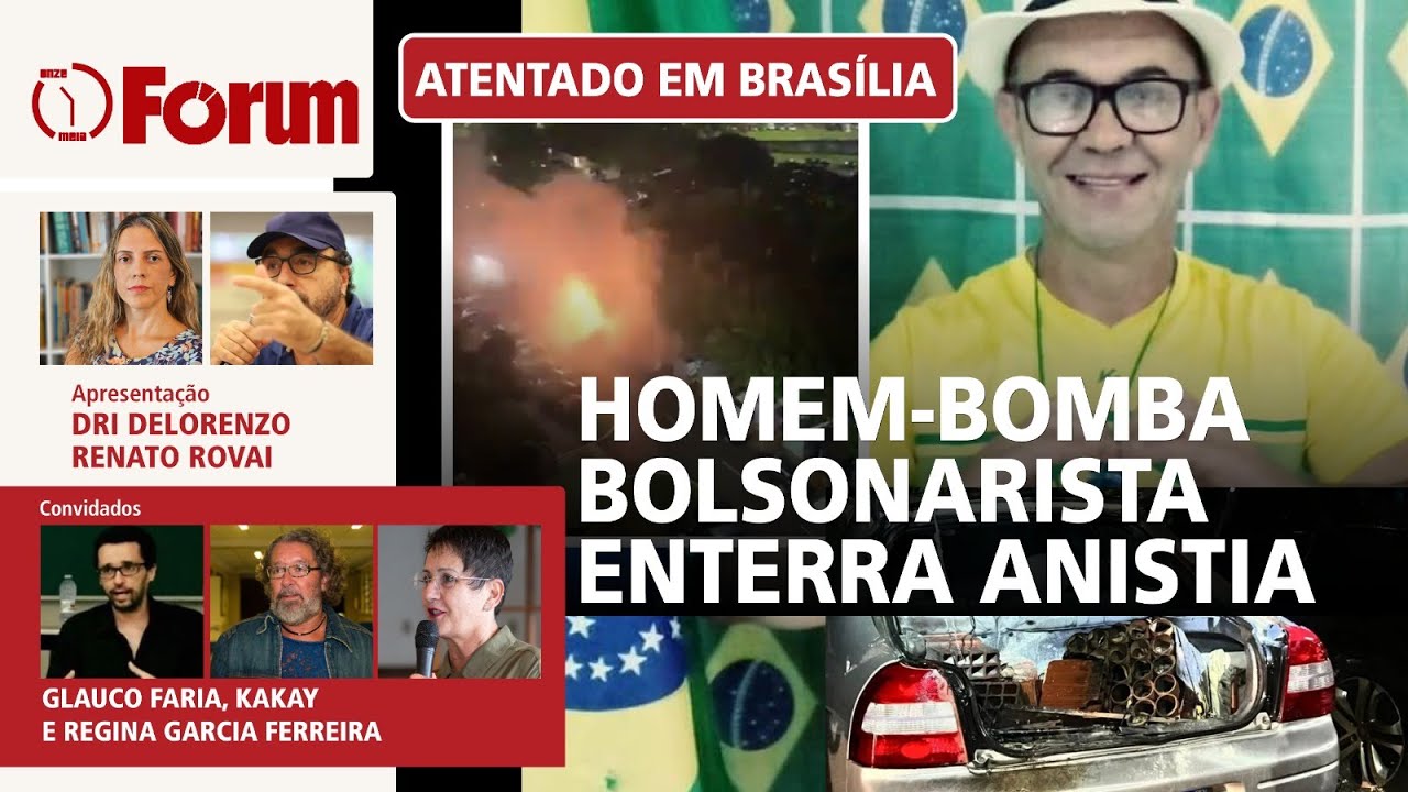 Quem é Tiü França que explodiu bomba em Brasília | Para bolsonaristas, atentado "enterra" anistia