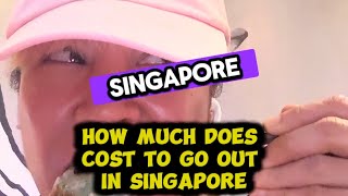 HOW MUCH DOES IT COST TO GO OUT IN SINGAPORE FOR 1 DAY? (English subtitle)🌎