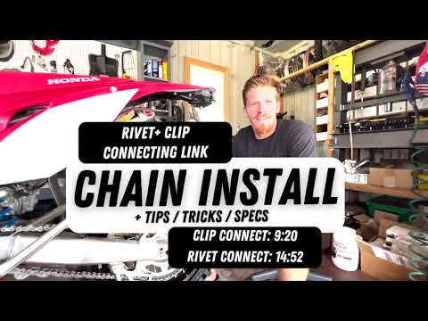 D.I.D Chain install- Rivet and Clip link type/ Gearing specs
