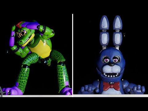 Monty transforms into Bonnie behind the desk - Five Nights at Freddy's: Security Breach
