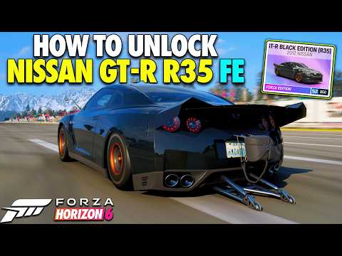 Fh6 R35 日産GT-RブラックエディションをForza Horizon 6で入手する方法