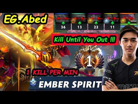 KILL Until You Out | EG Abed [Ember Spirit] Top1 MMR 10K SKILL PLAY NO MERCY Dota 2 pro Gameplay