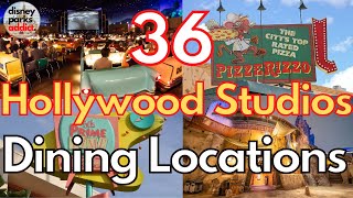 Hollywood Studios RESTAURANT GUIDE - Walt Disney World - 2022