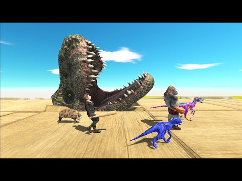 DON'T SPEED RACE NEAR T-REX - Animal Revolt Battle Simulator