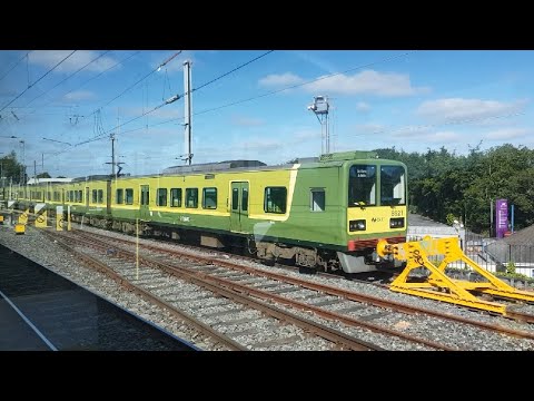 On Board an Irish Rail 8300 Class Dart Train - Killester to Clontarf Road, Dublin