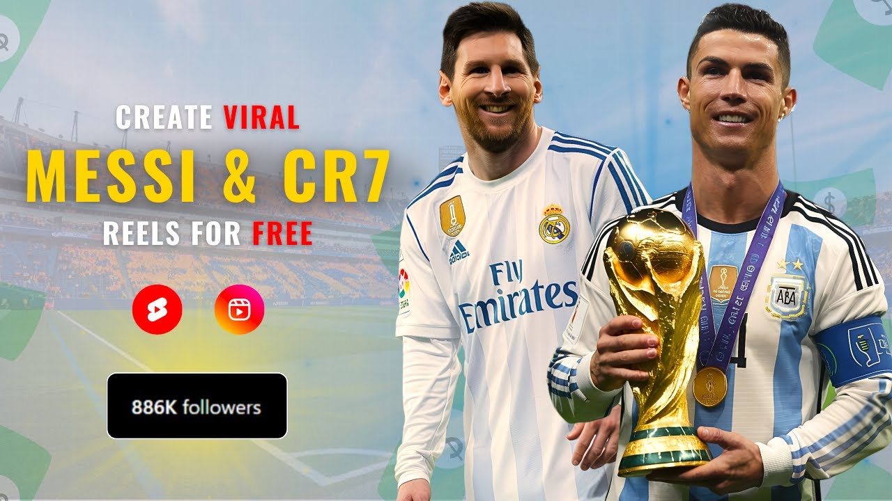 Create VIRAL Messi and Ronaldo Videos for FREE Using AI | Step-by-Step Guide