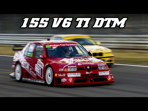 1994 Alfa Romeo 155 V6 TI DTM - Great intake sound @ 11.000 rpm (Nürburgring 2018)