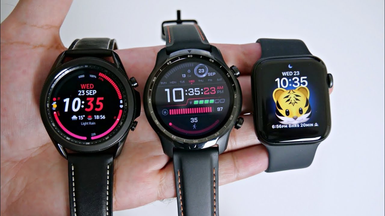 Apple Watch 6 vs TicWatch Pro 3 vs Galaxy Watch 3 - Ultimate Triple Comparison - Which One to Buy?