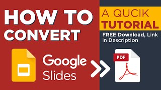Download the video "Convert Google Slides to Adobe Acrobat PDF Documents: A Quick Tutorial for Beginners"