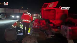 Anadolu Otoyolu’nda Aynı İstikamette Giden Otomobil İle Minibüs Çarpıştı 1 Ölü, 3 Yaralı