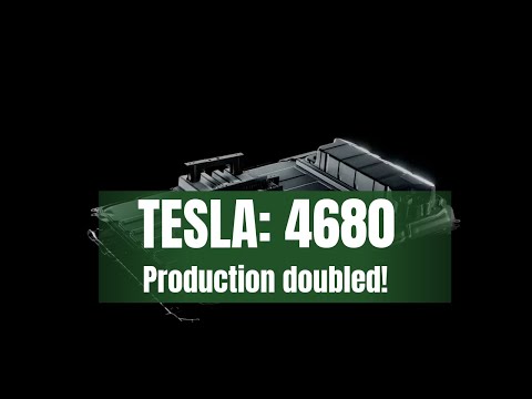 TESLA: 4680 Production ramp is insane!