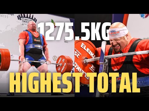 The HIGHEST TOTAL of ALL TIME | Blaine Sumner 1275.5kg Total | IPF Worlds 2019