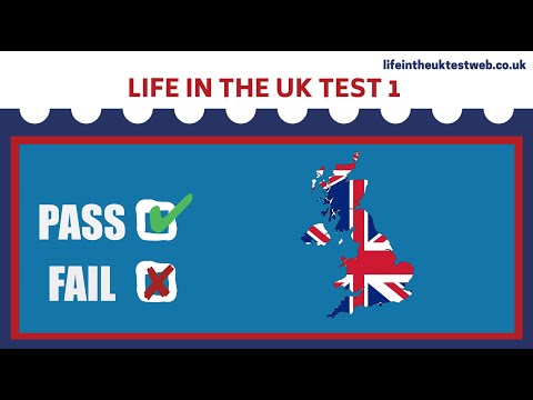 🇬🇧 Life in the UK Test 2026 - Free Citizenship tests practice-TEST 1 📚
