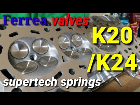 Installing valves on the k20a2