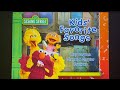 Sesame Street Kids Favorite Songs 2008 DVD Menu Walkthrough