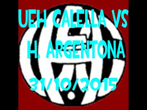 UEH Calella vs H. Argentona 31-10-2015