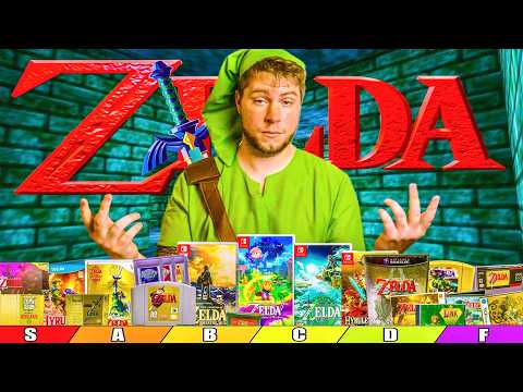 I Played and Ranked Every Zelda Game EVER