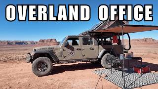 Overland Office in a Jeep