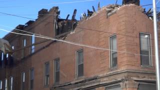 preview picture of video 'Leominster: Columbia Demolition: Unstable Wall Removal (1 of 2)'