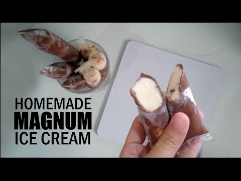 HOMEMADE MAGNUM ICE CREAM | Ice Creamdy | Ice Cream with Magic Shell | Blender? Whisk? Mixer?