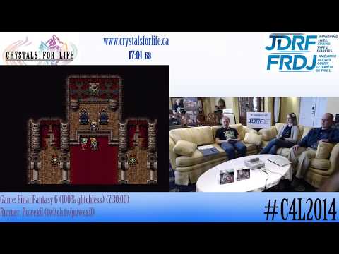 C4L 2014 - Final Fantasy VI Speedrun (Glitchless 100%)