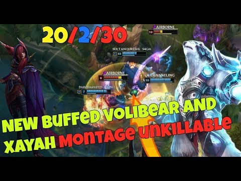league of legends Buffed Volibear & Xayah New Combo Montage || New Season 8 2018 by LcS LOL Spring)