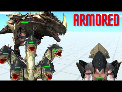 ARMORED GORO + ARMORED HYDRA + ARMORED T REX VS INFERNALS - ARBS