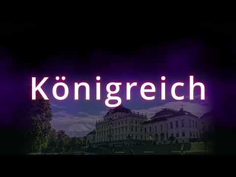 Königreich. Richtige Sprechweise. Korrekte Aussprache. Gutes Deutsch. Von TV-Profisprecher.