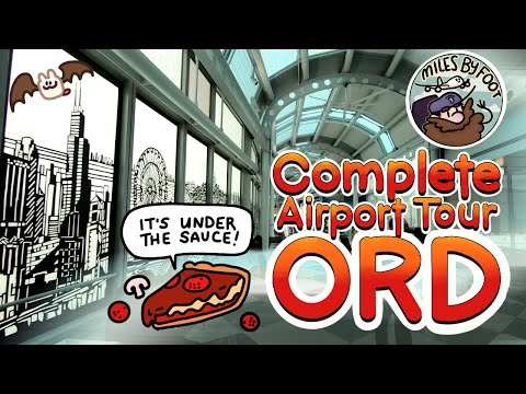 Como se locomover no Aeroporto Internacional O'Hare de Chicago - tour completo pelo aeroporto