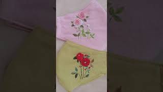 hand embroidered masks