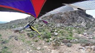 preview picture of video 'Maiden Flight T2C - Hang Gliding Crete GoPro 3+ Black'