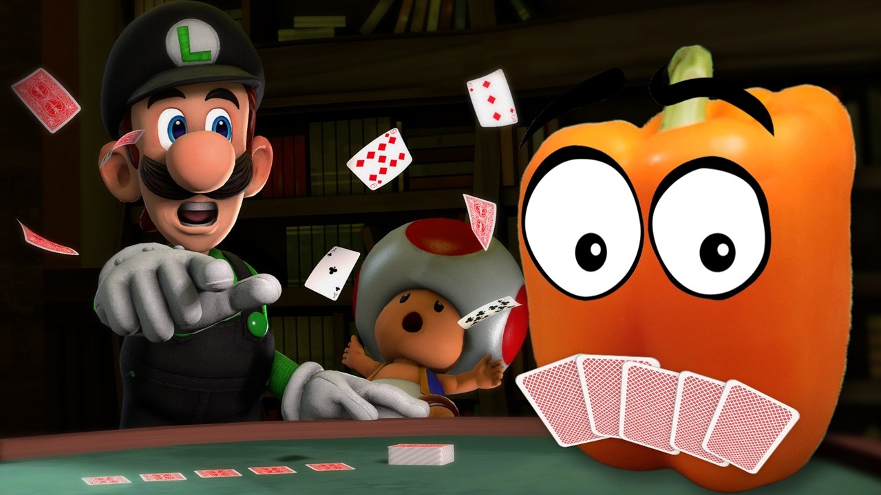 LUIGI GAMBLING WOOOO
