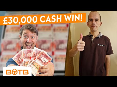 What will he do with £30,000 CASH?! BOTB Winner!