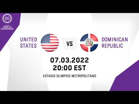 Concacaf Under-20 Championship 2022 | United States vs Dominican Republic