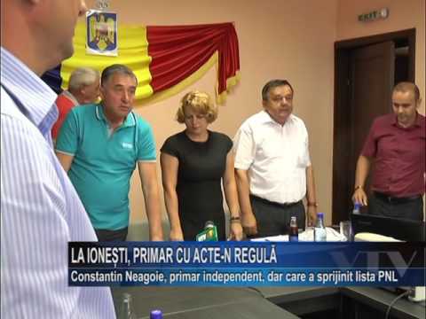 La Ionesti, primar cu acte-n regula