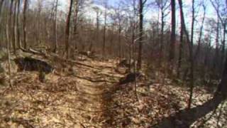preview picture of video 'Mountain Biking Gov. Dick, Mt. Gretna, 02.16.09'