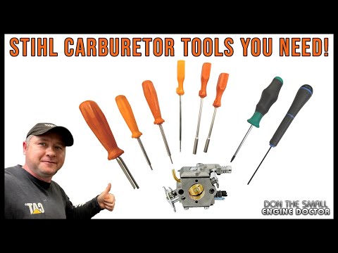 Stihl Carburetor Tools You Need For Chainsaws, Weedeaters, Leaf Blowers etc.