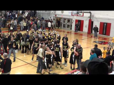 2013 - Post Game Celebration as Putnam County Panthers Win Regional Title - Illinois