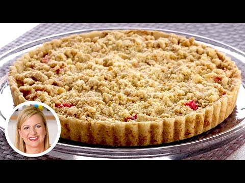 Professional Baker Teaches You How To Make RHUBARB TART!