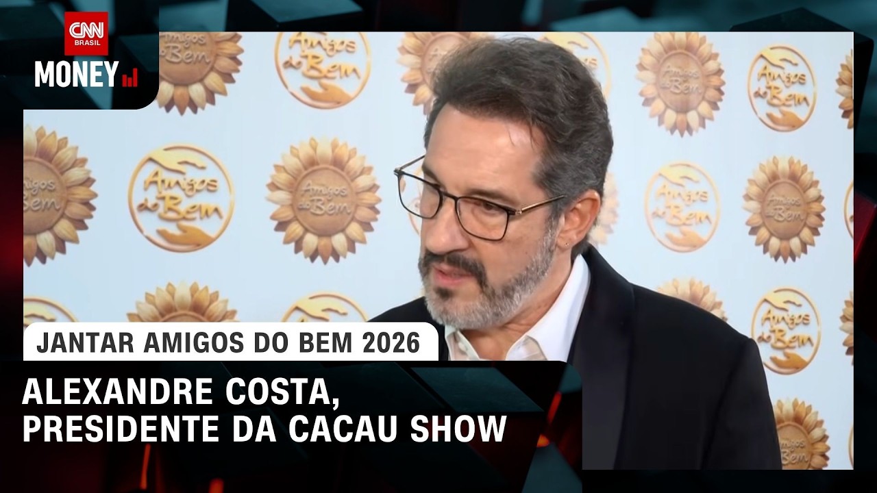 Jantar Amigos do Bem 2026: Alexandre Costa, presidente da Cacau Show