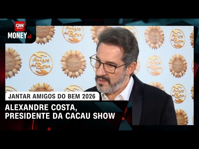 Jantar Amigos do Bem 2026: Alexandre Costa, presidente da Cacau Show